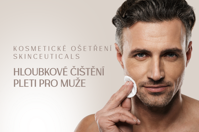 Hloubkové čištění pleti pro muže