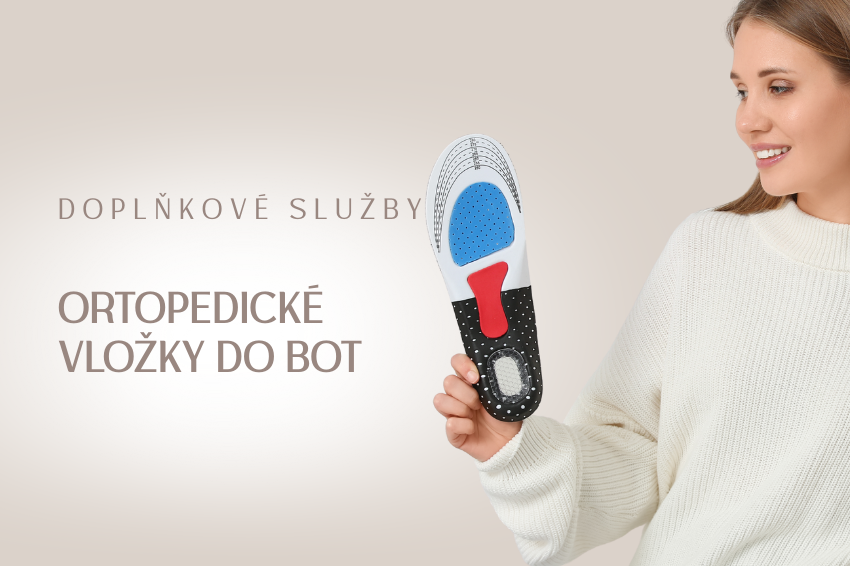 Ortopedické vložky do bot na míru